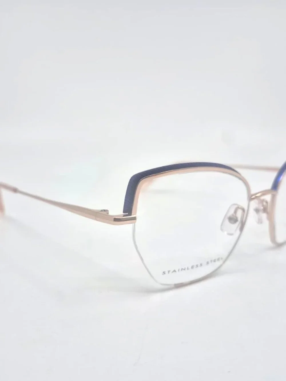 MOREL Koali 20119K PB10 52mm Blue and Rose Gold New Eyeglasses Made in France